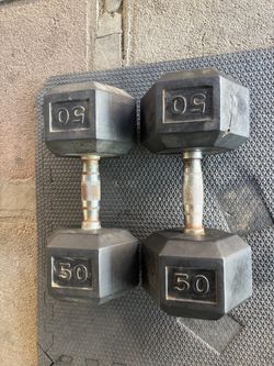 Dumbbells Weights 50lbs Pair
