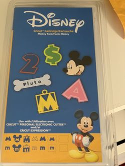 Cricut Mickey Fonts Cartridge