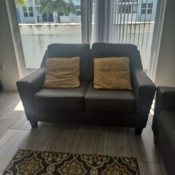 Sofa Set Gray 