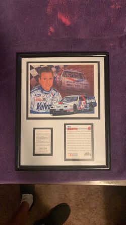Mark Martin’s Framed picture.