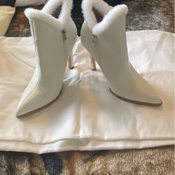 Ankle White Boots Stilettos