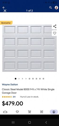 Garage door brand new retails over$500 after tax