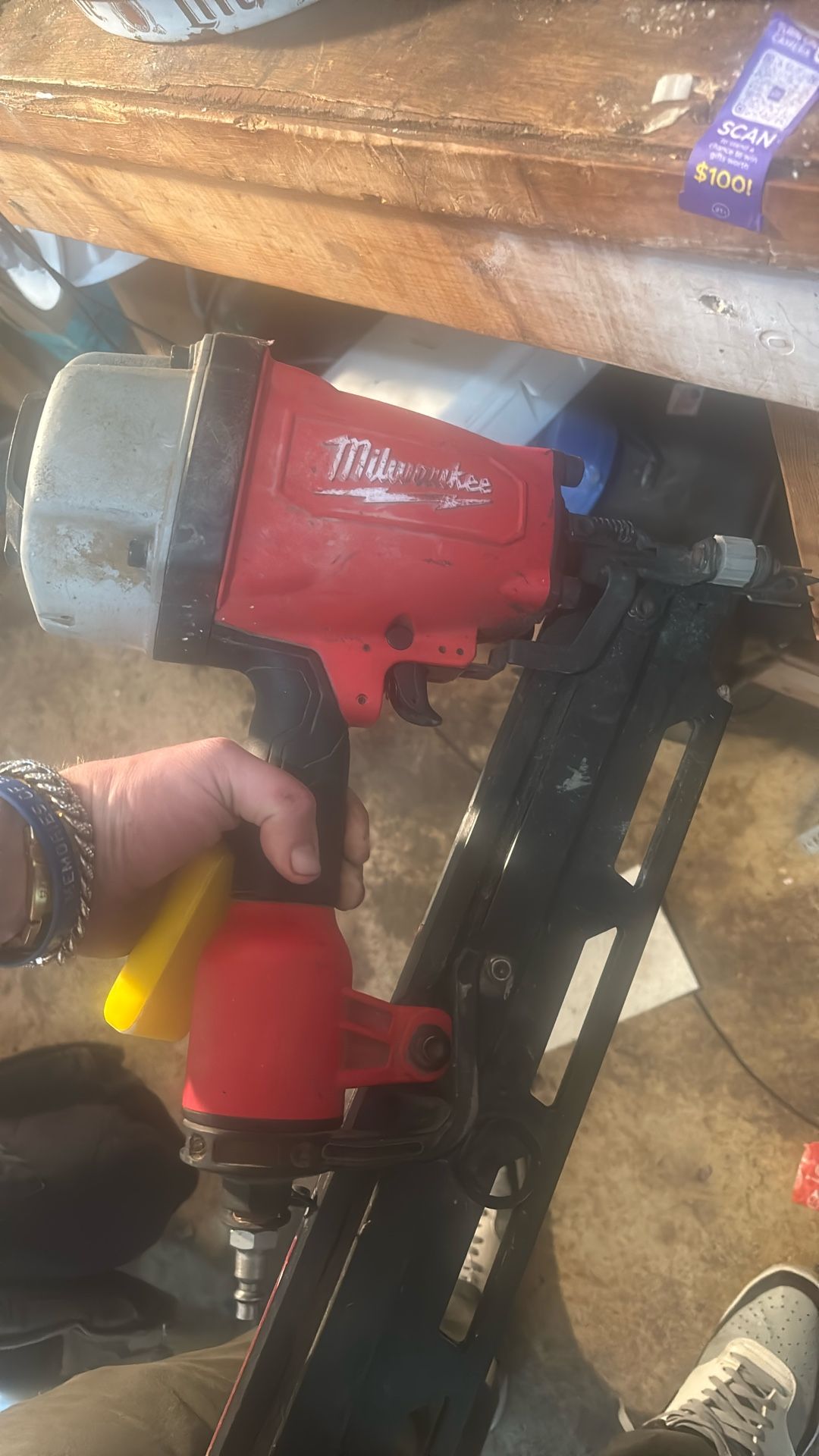 Milwaukee Round Head Framing Nailer!