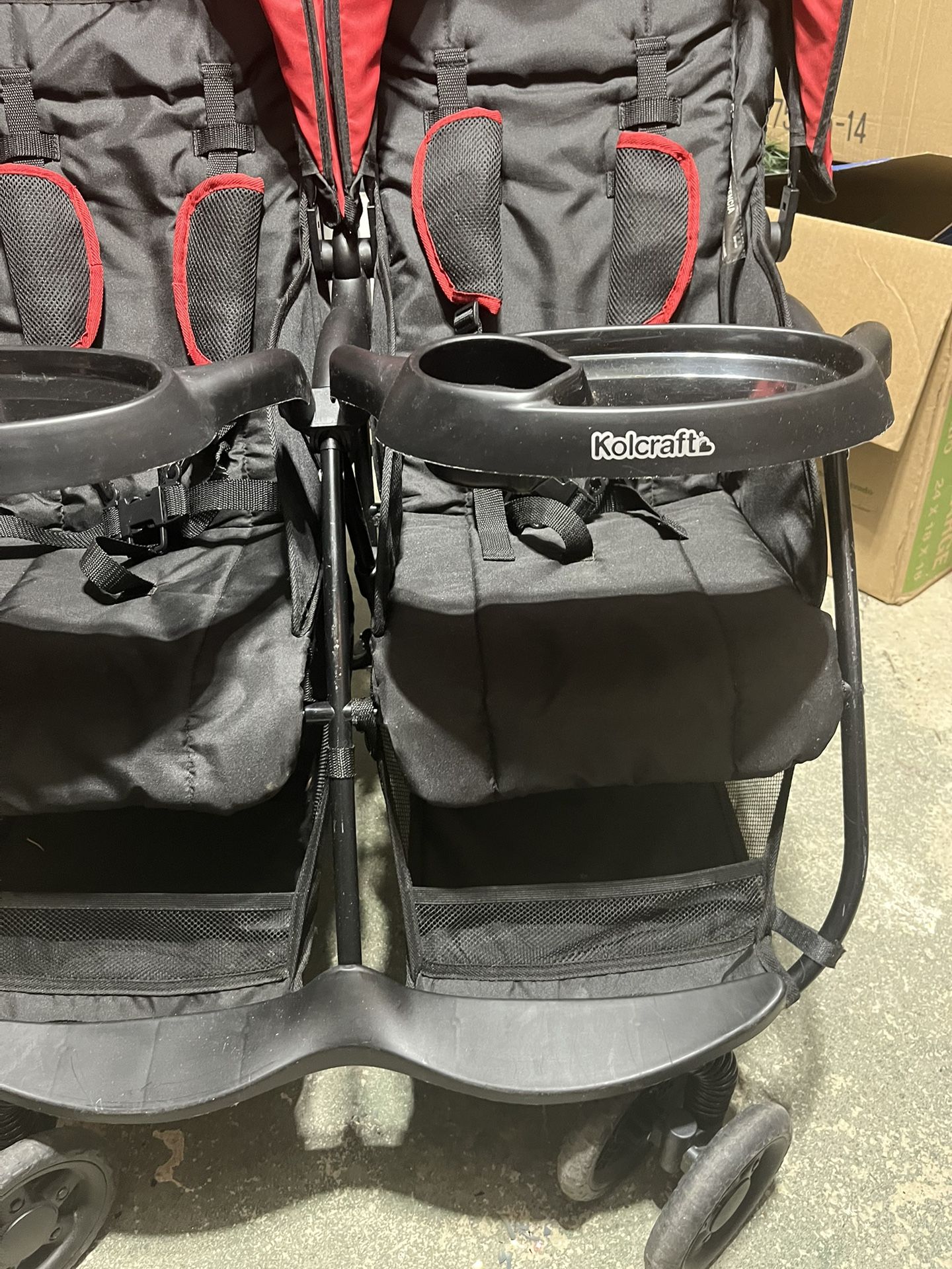 Kolcraft Cloud Plus Lightweight Double Stroller