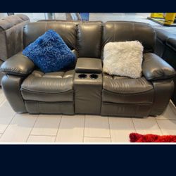 Madrid Gray Leather Reclining Sofa/Loveseat Sets---$1299---Unreal Pricing!!!---No Credit Needed Financing Available!!!