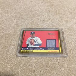 2016 Topps Heritage Luis Severino Game Used Relic /99- New York Yankees 