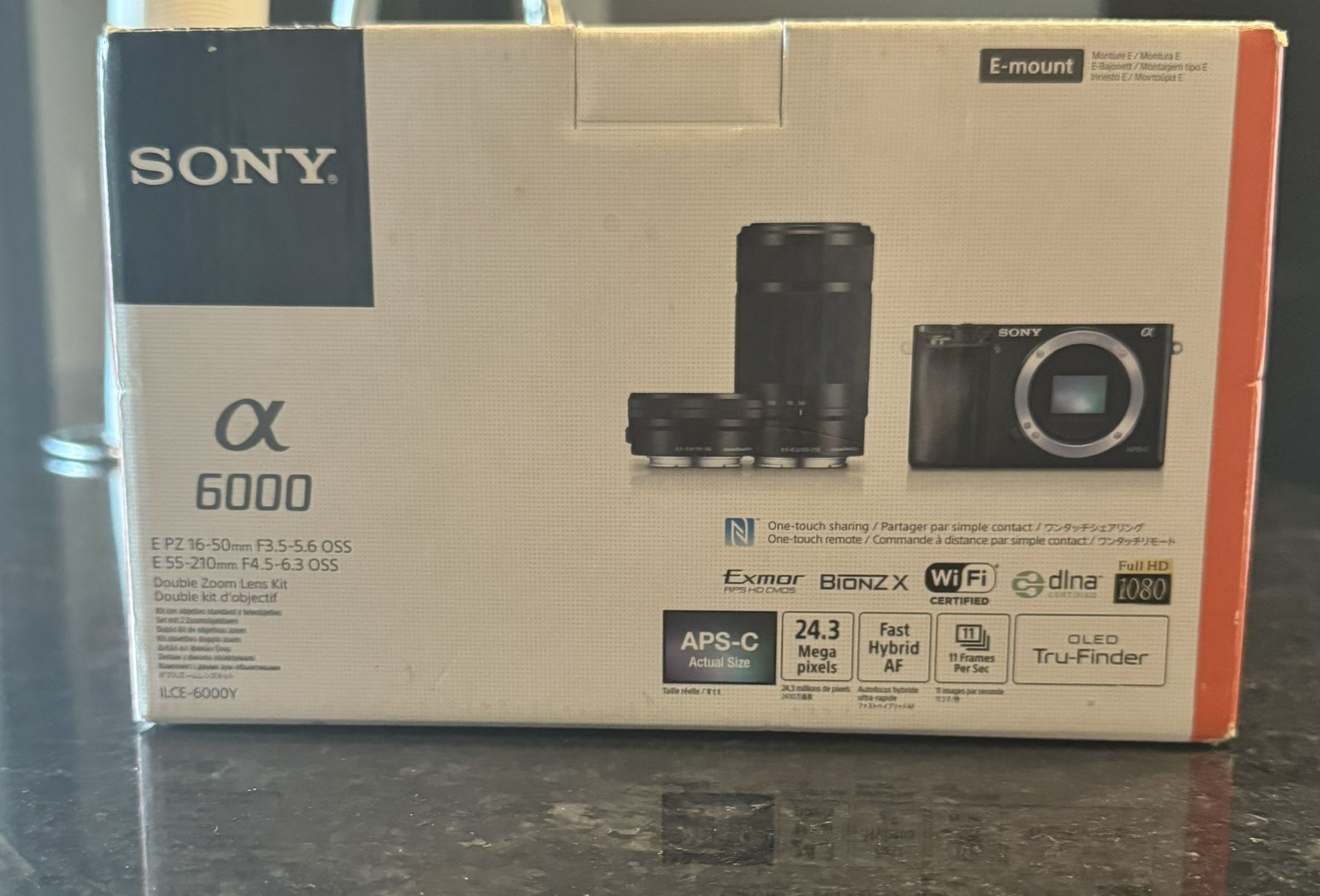 Sony Alpha a6000 Mirrorless Digital Camera w/ 16-50mm & 55-210mm Power Zoom Lenses In Black