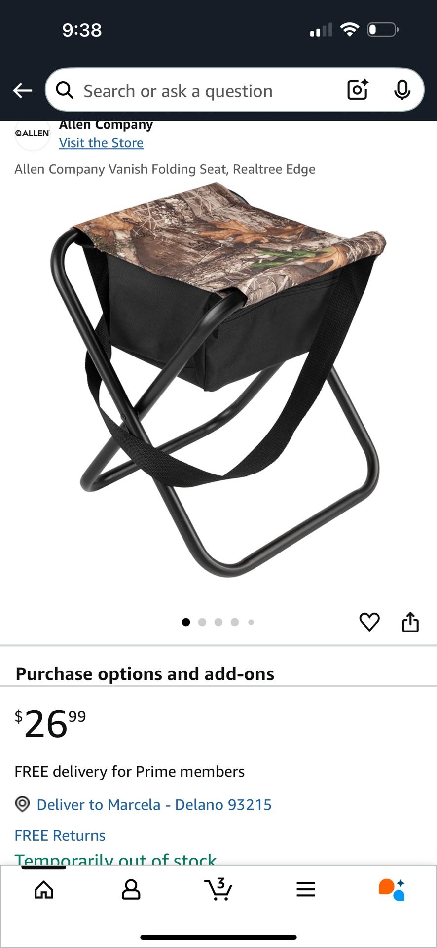 Folding Seat