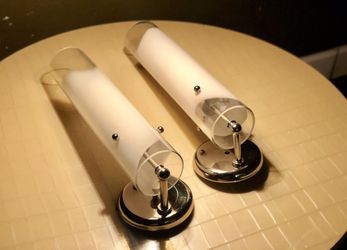Frosted Glass Sconces
