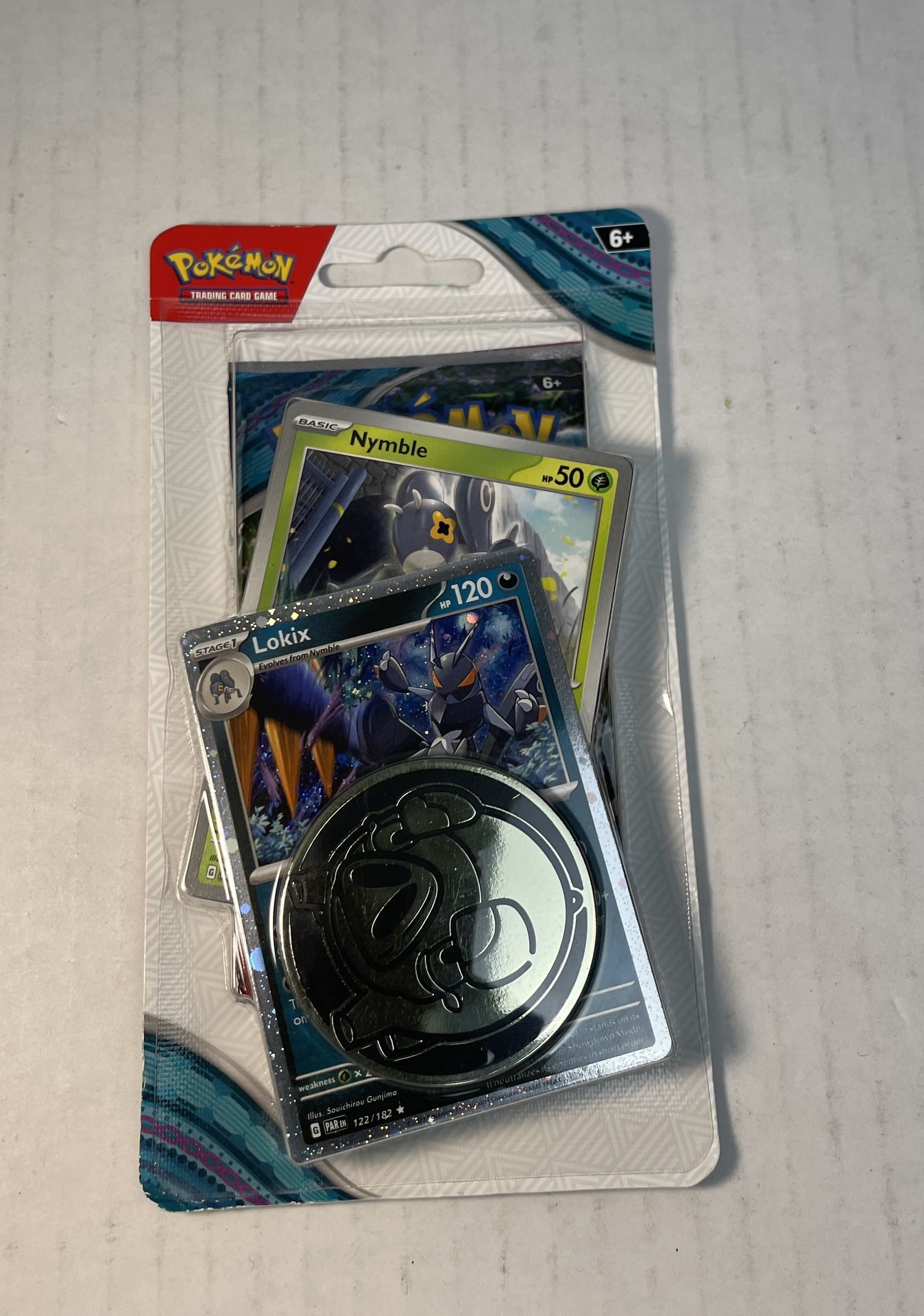 Pokemon Lokix / Nymble Twilight Masquerade scarlet & Violet Blister Pack w Coin new unopened