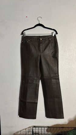 100% leather pants