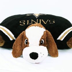 Pillow Pets New Orleans Saints NFL 20in Plush Stuffed Dog Pillow Super Soft