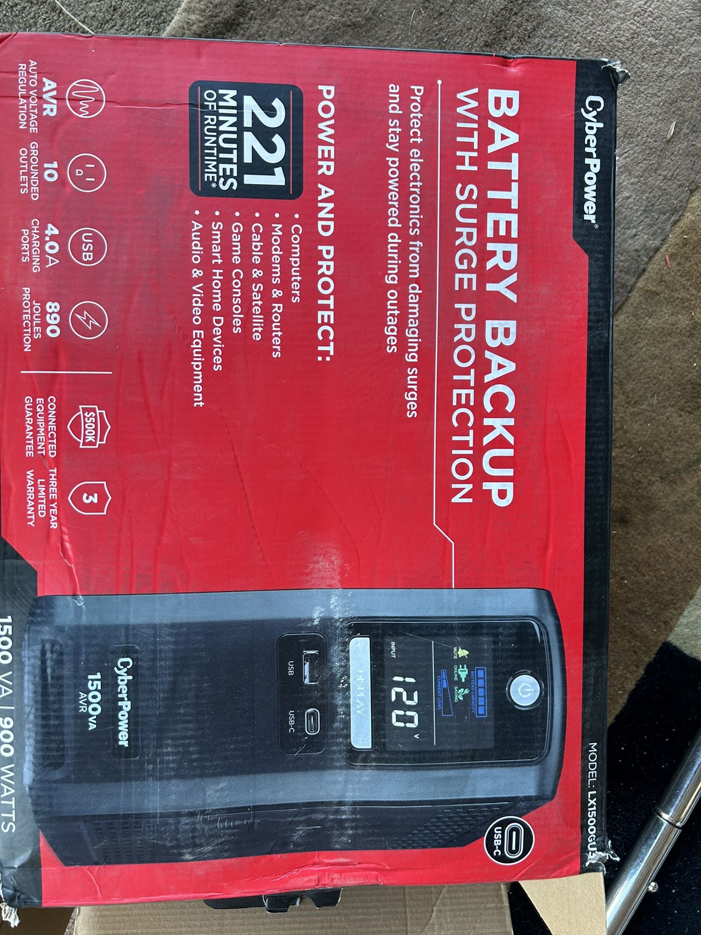 Cyber Power Battery Backup