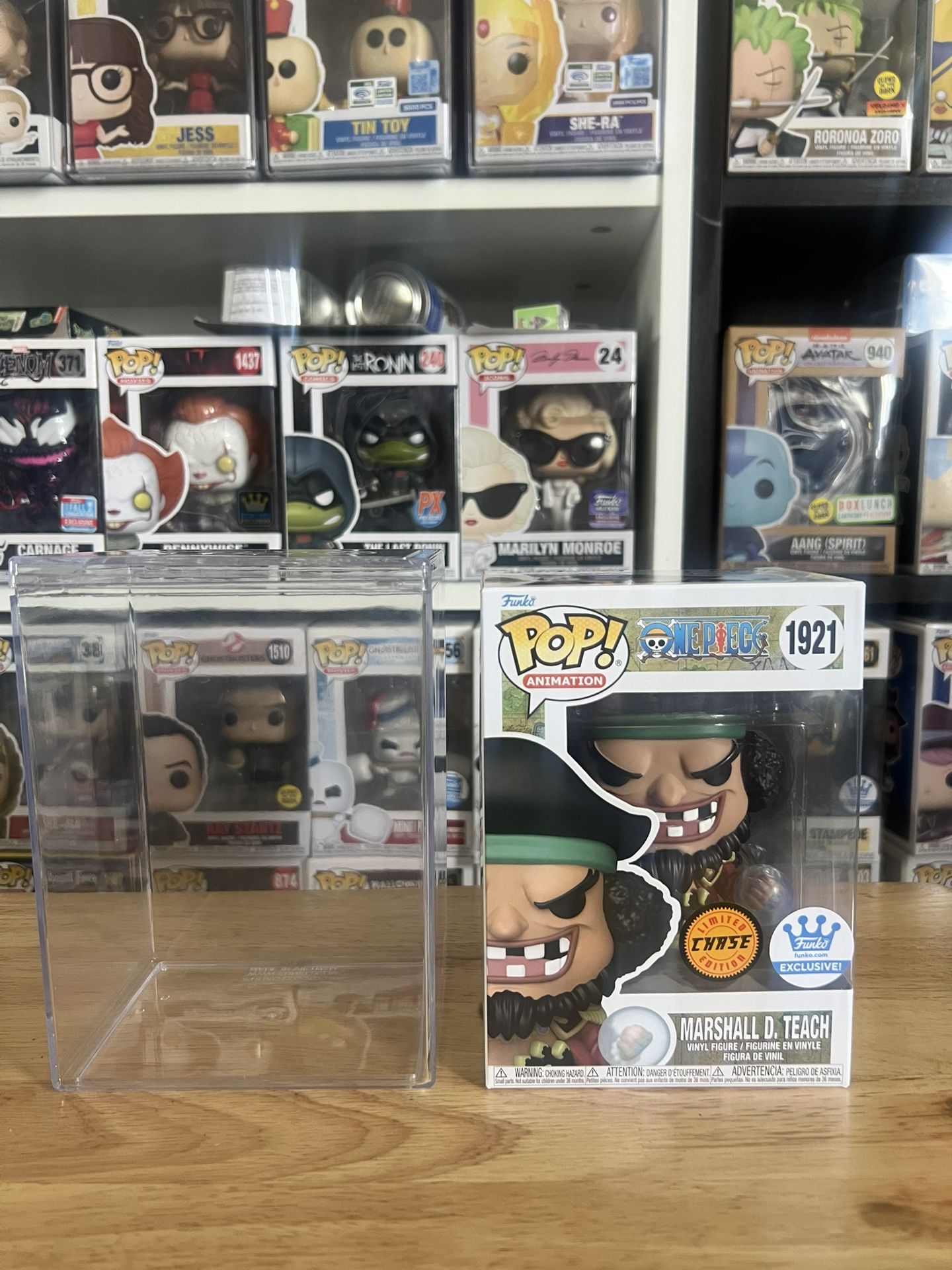 NEW IN HAND LE CHASE EXCLUSIVE Marshall D. Teach One Piece Funko Pop #1921 Anime