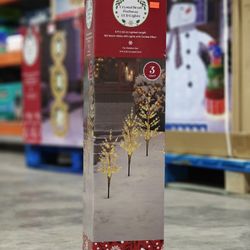 Crystal Bead Pathway Christmas Lights Warm White