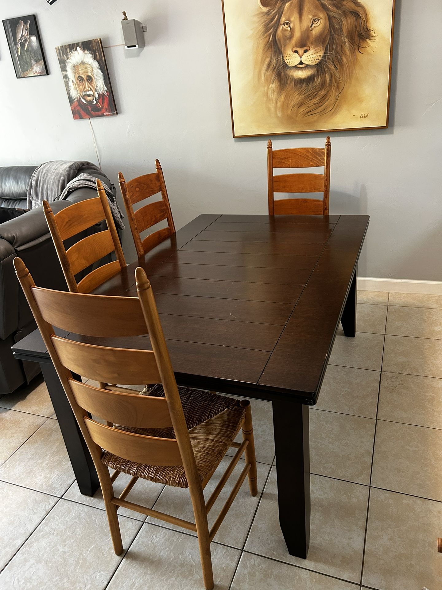 Pottery Barn Dining Room Table With 4 Chairs