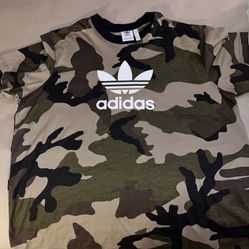 Adidas Camo Tee - Black, Green, & Tan 