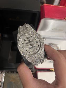 Ap Iced Out Watch 