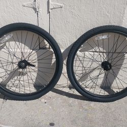 2 WHEEL AND TIRES BIKE
