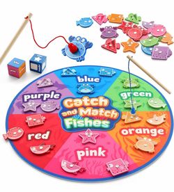 Catch and match fishes sorting game kids 3+