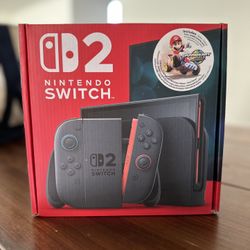 Nintendo Switch 2 Console Bundle With Mario Kart World