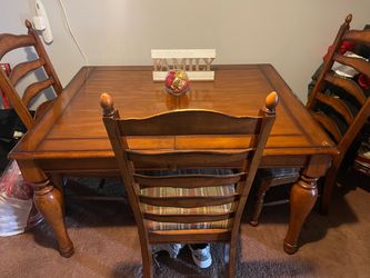 Dining Solid Wood Table/With Chairs