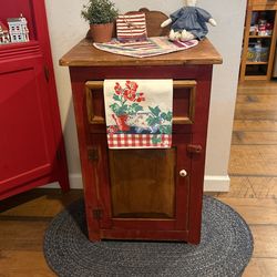 Rustic Farmhouse End/Side Table OR Cabinet