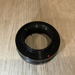 Micro 4/3 To Canon FD Lens Adapter Solid Black Metal Piece Extremely High Quality New