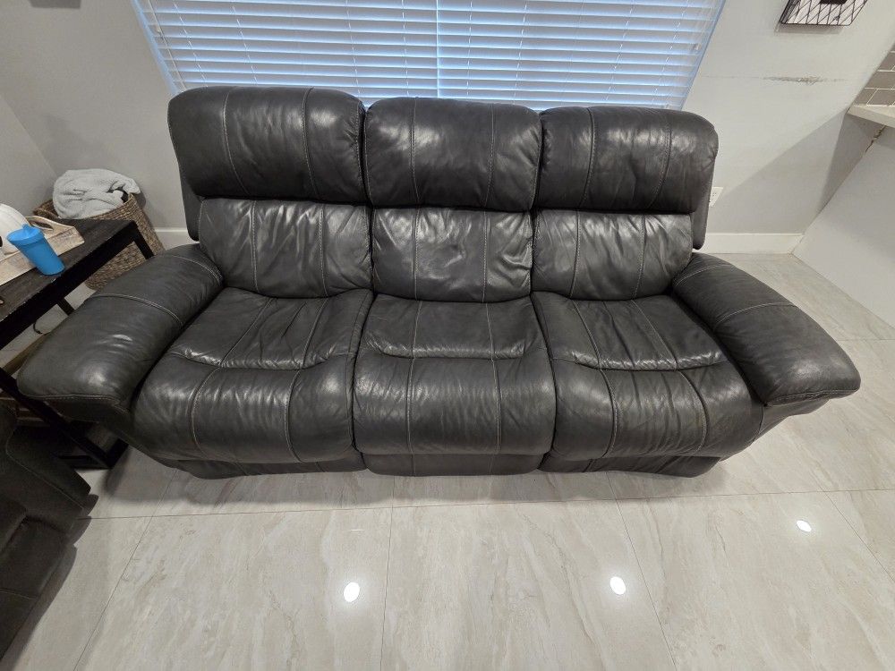 3 chair recliner and 2 chair loveseat. 