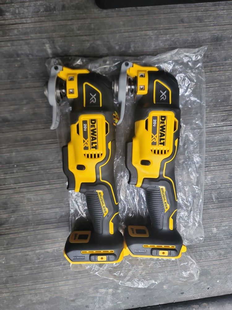 DEWALT 20VMAX XR BRUSHLESS CORDLESS OSCILLATING MULTI-TOOL NEW (TOOL ONLY) $120 EACH