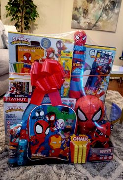 Spidey Man Easter Gift Basket Bundle