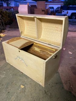 Cedar chest trunk
