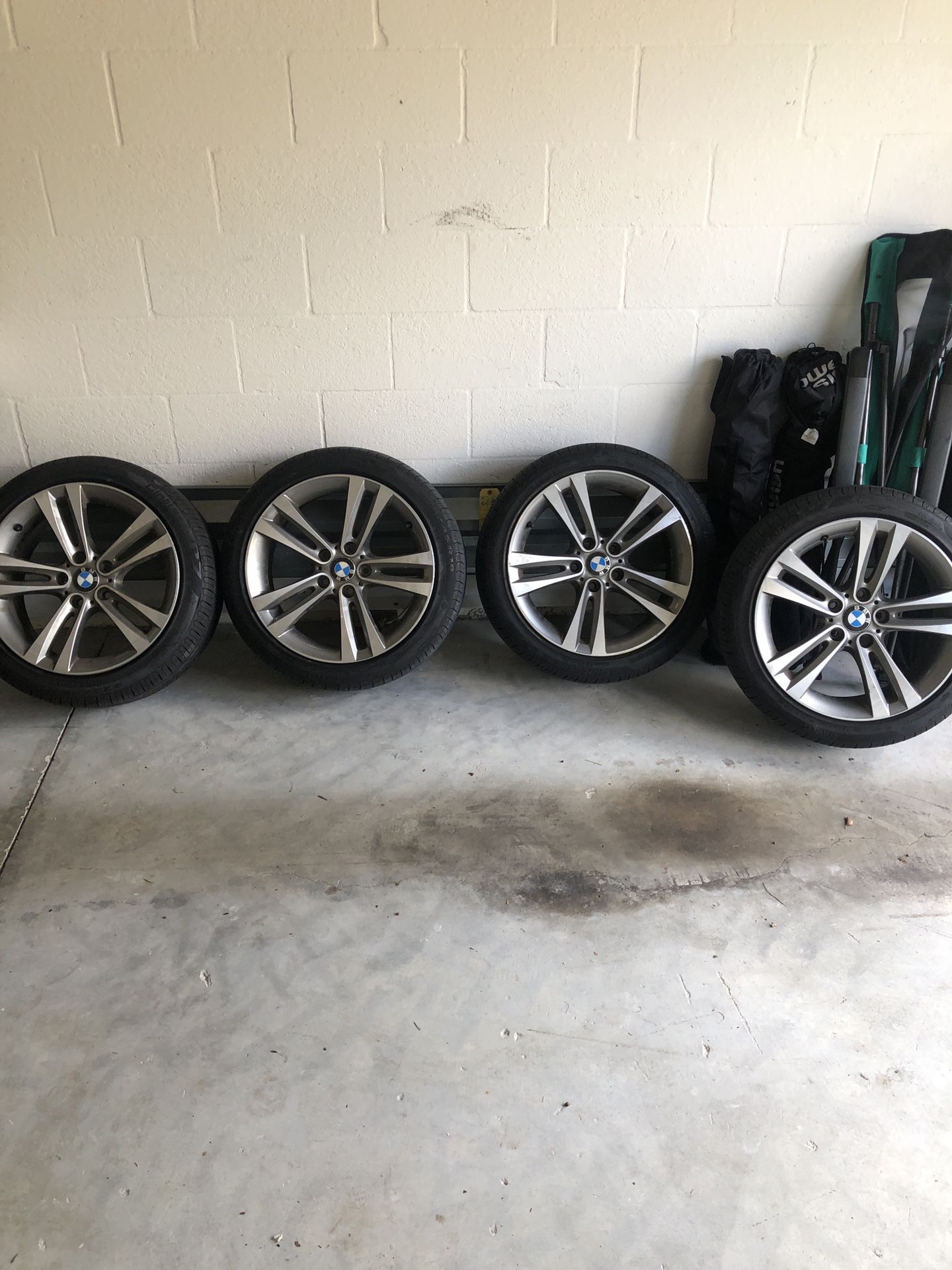 4 Stock BMW rims/wheels/tires 428i