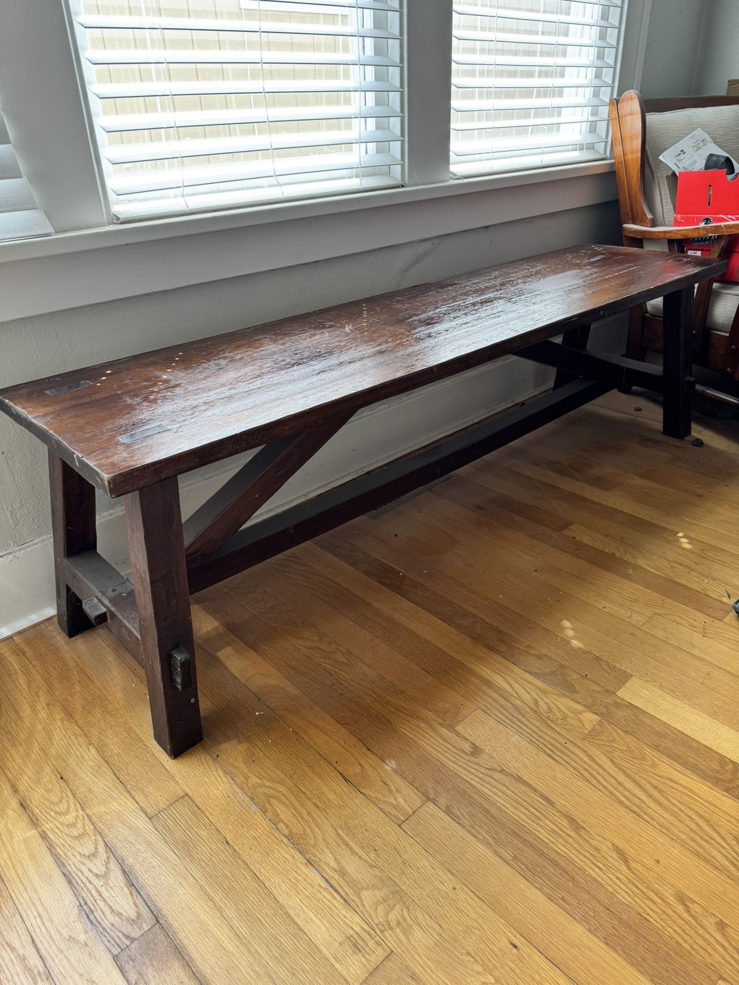 Wood Bench