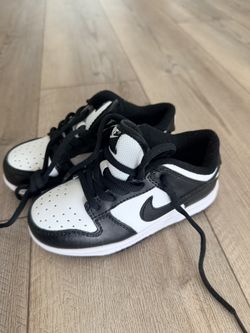 New Nike Dunk Low Kids Panda 12c W