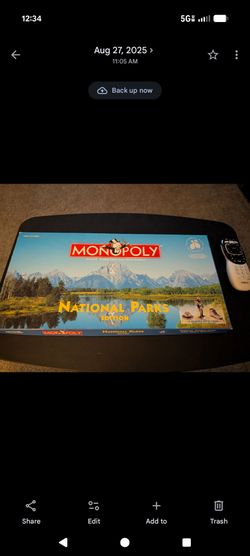 Monopoly National Parks Edition Board Game