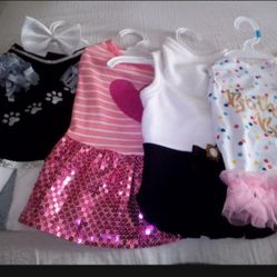 4 small dogs cute dresses (small) 