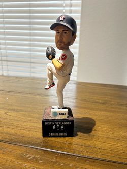 Justin Verlander Astros K Counter Bobblehead 2018 w/ Box