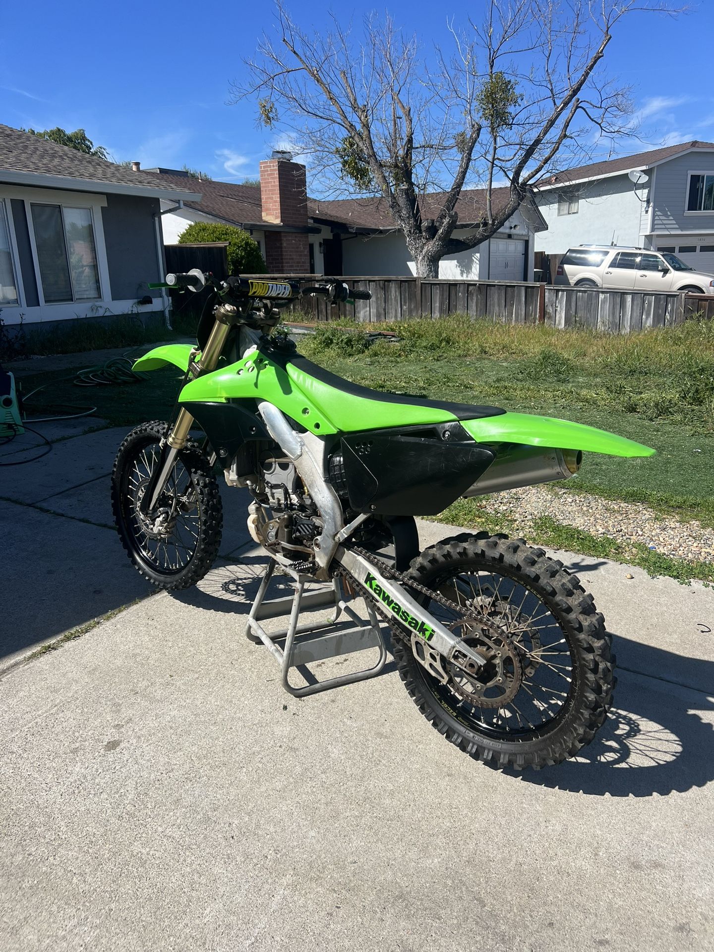 520H O Ring Off Road Dirt Bike Chain For Kawasaki KX 250 F N1,N2 2004 - Foto 2