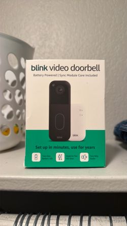 Blink video doorbell