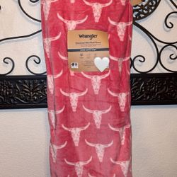 Pink Wrangler Throw Blanket ( Read Description) 