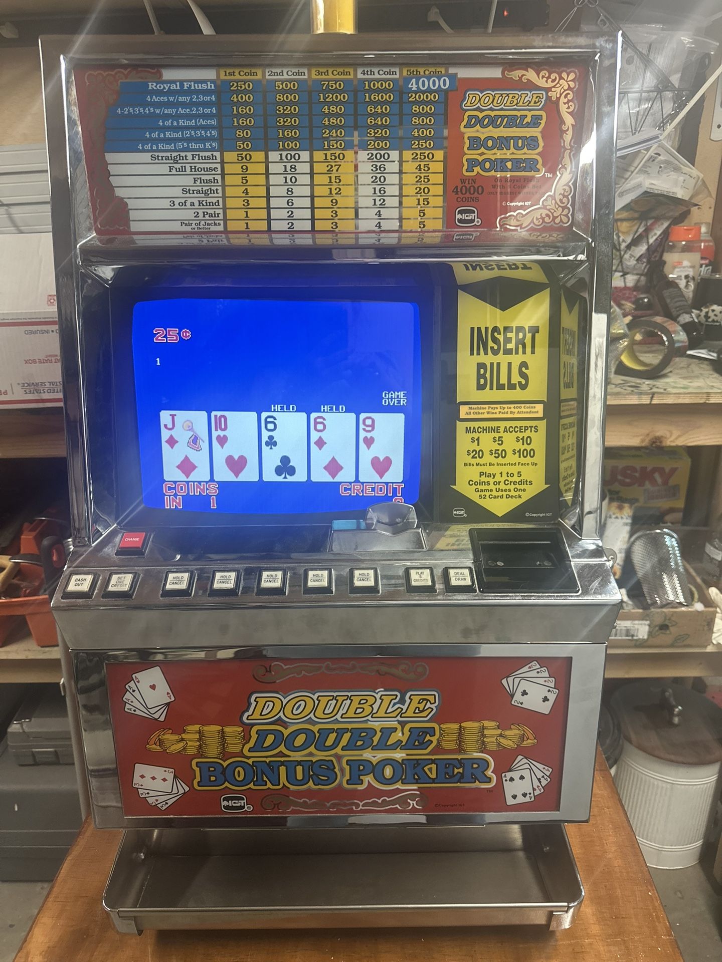 Video Poker Machine