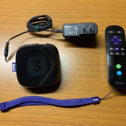 Roku 3 Streaming Media Player With Voice Search (Remote Included)