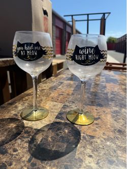 Cat Wine Glasses