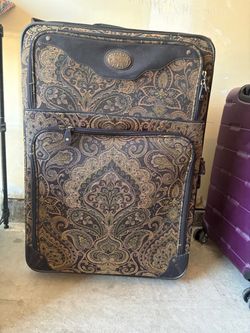 Reba Midnight Tapestry Rolling Suitcase