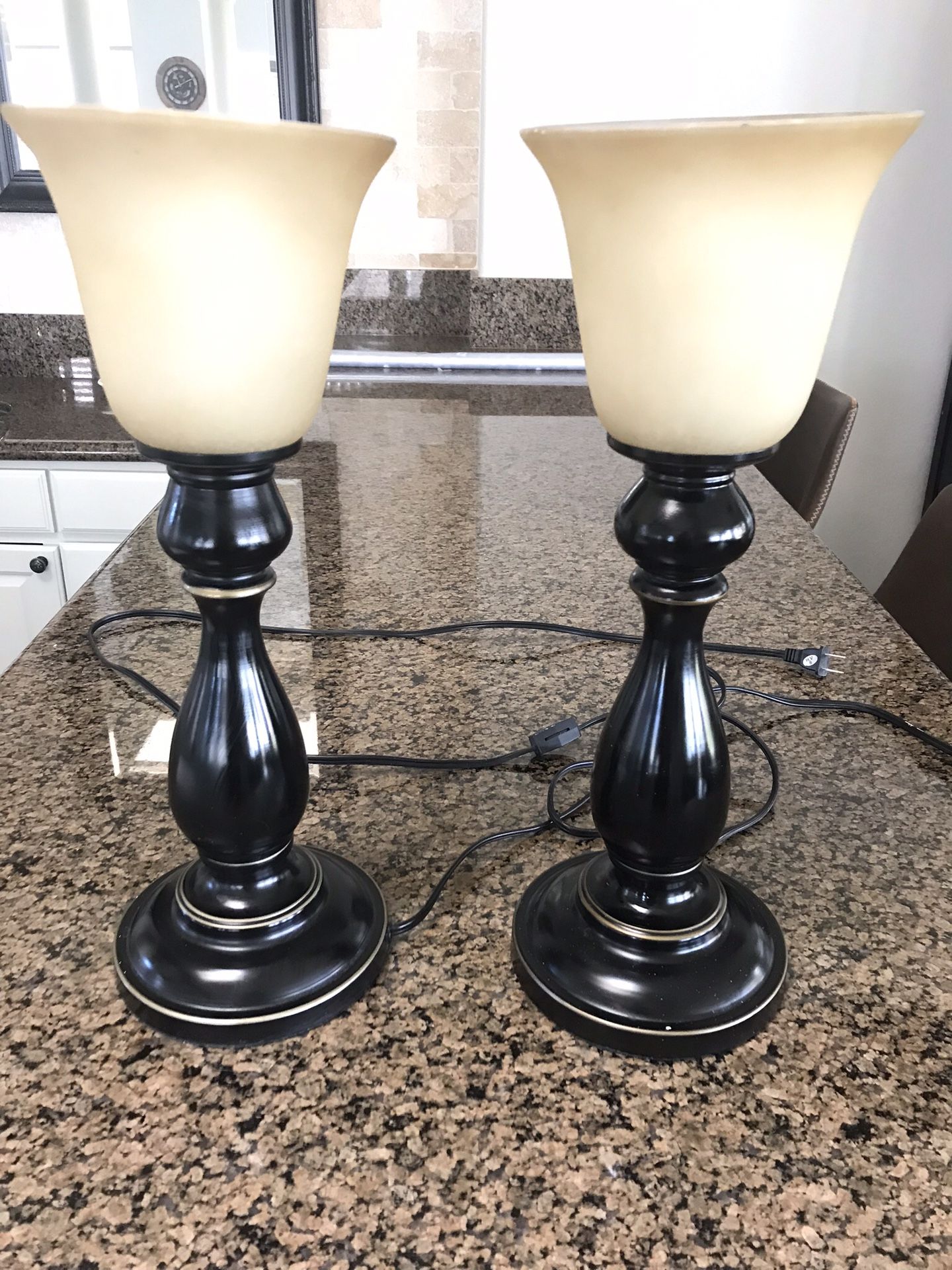 Pair of table lamps