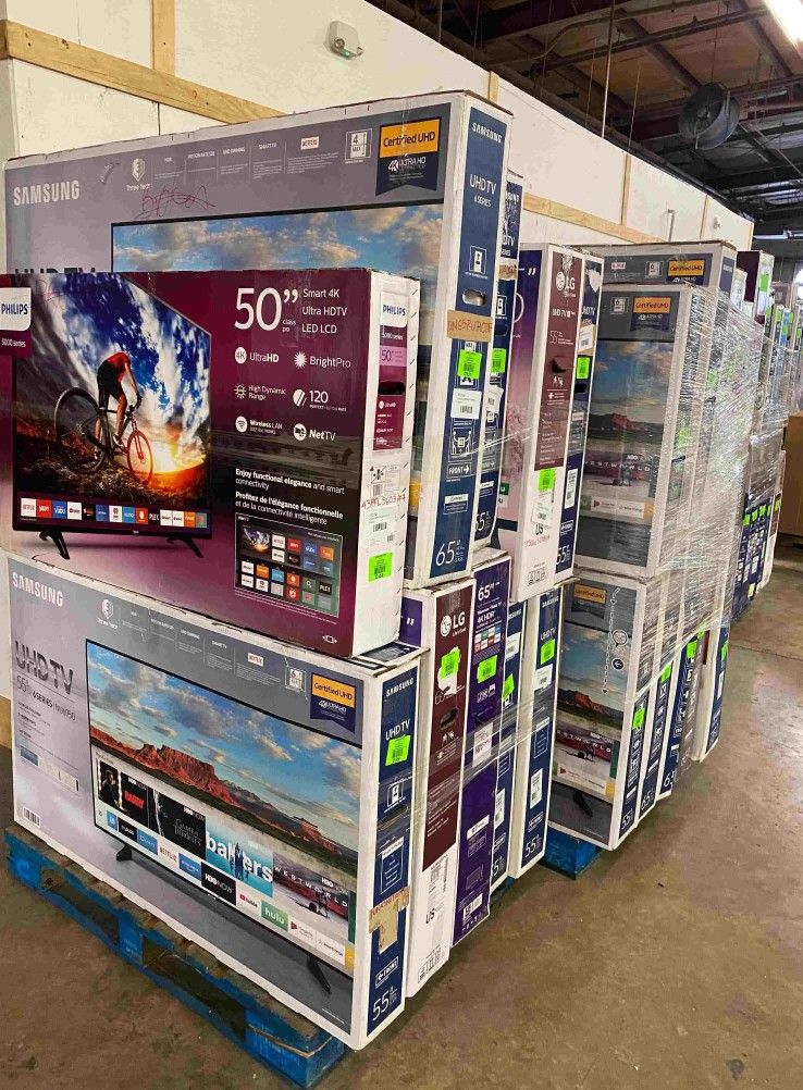 NEED GONE: TV Assortment - w/ Warranty Starting at 89 Walk-ins Welcomed