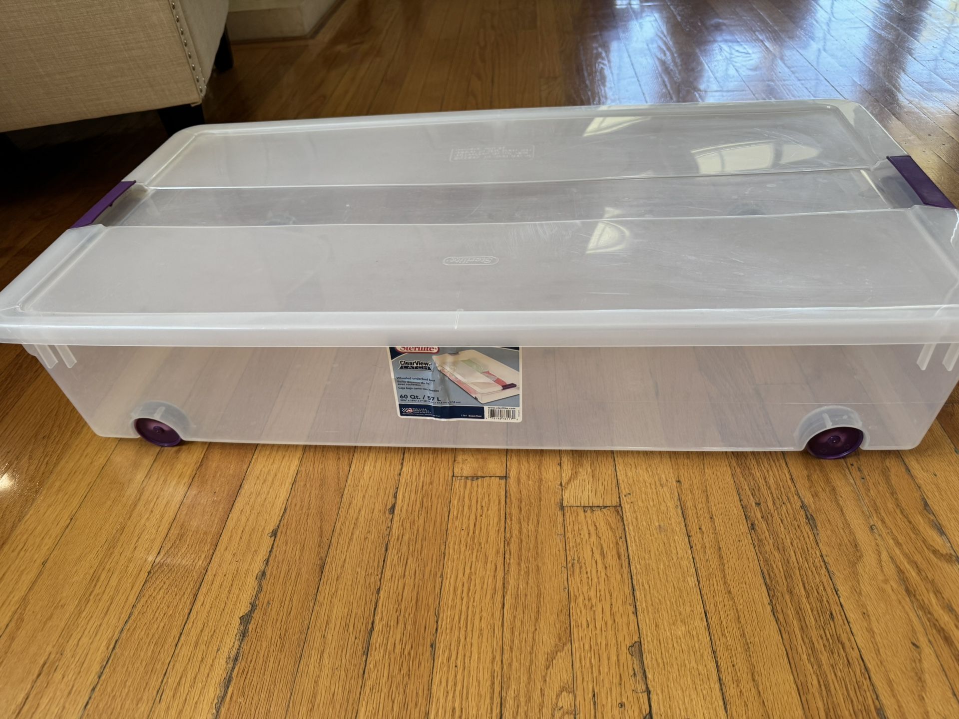 Storage Clear Container 60 Qt.