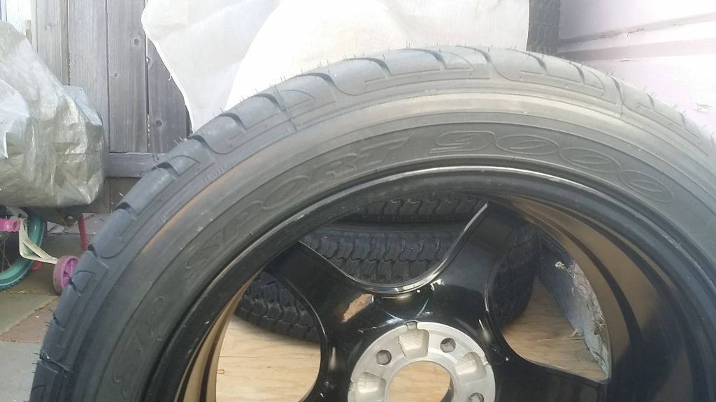 2 wheel with brand new tires