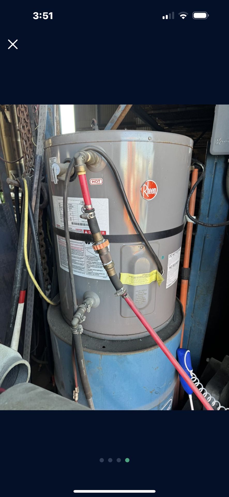 Rheem 19.9 Gallon Water Heater
